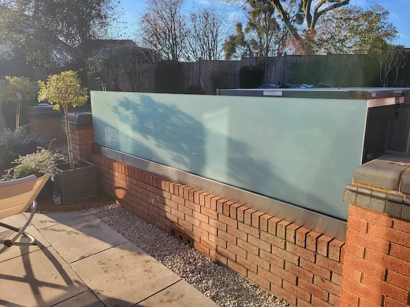 Frosted Glass Balustrading Installation At Private Residence In Worcestershire 1 Frosted glass balustrading installation